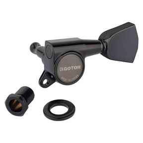 Gotoh GTH13975 SG381 stemmechanieken met Magnum Lock and 04 knoppen, 3L3R, cosmo zwart