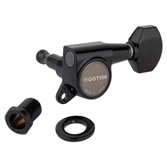 Gotoh GTH13997 SG381 stemmechanieken met Magnum Lock and 07 knoppen, 3L3R, zwart