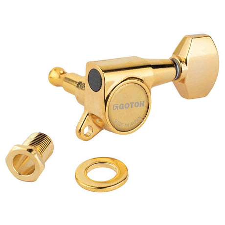 Gotoh GTH14005 SG381 stemmechanieken met Magnum Lock and 07 knoppen, 6R, goud