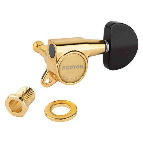 Gotoh GTH14015 SG381 stemmechanieken met Magnum Lock and B20 knoppen, 3L3R, goud