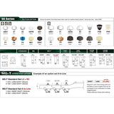 Gotoh GTH14065 SG381 stemmechanieken (posts 6xL) met Magnum Lock Trad and 05 knoppen, 6L, zwart