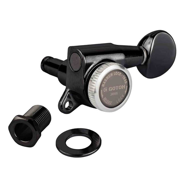 Gotoh GTH14067 SG381 stemmechanieken met Magnum Lock Trad and 05 knoppen, 6R, zwart