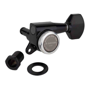 Gotoh GTH14092 SG381 stemmechanieken (posts 6xS) met Magnum Lock Trad and 07 knoppen, 3L3R, zwart