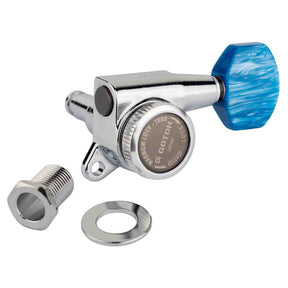 Gotoh GTH14206 SG381 stemmechanieken met Magnum Lock Trad and P9 knoppen, 6L, chroom