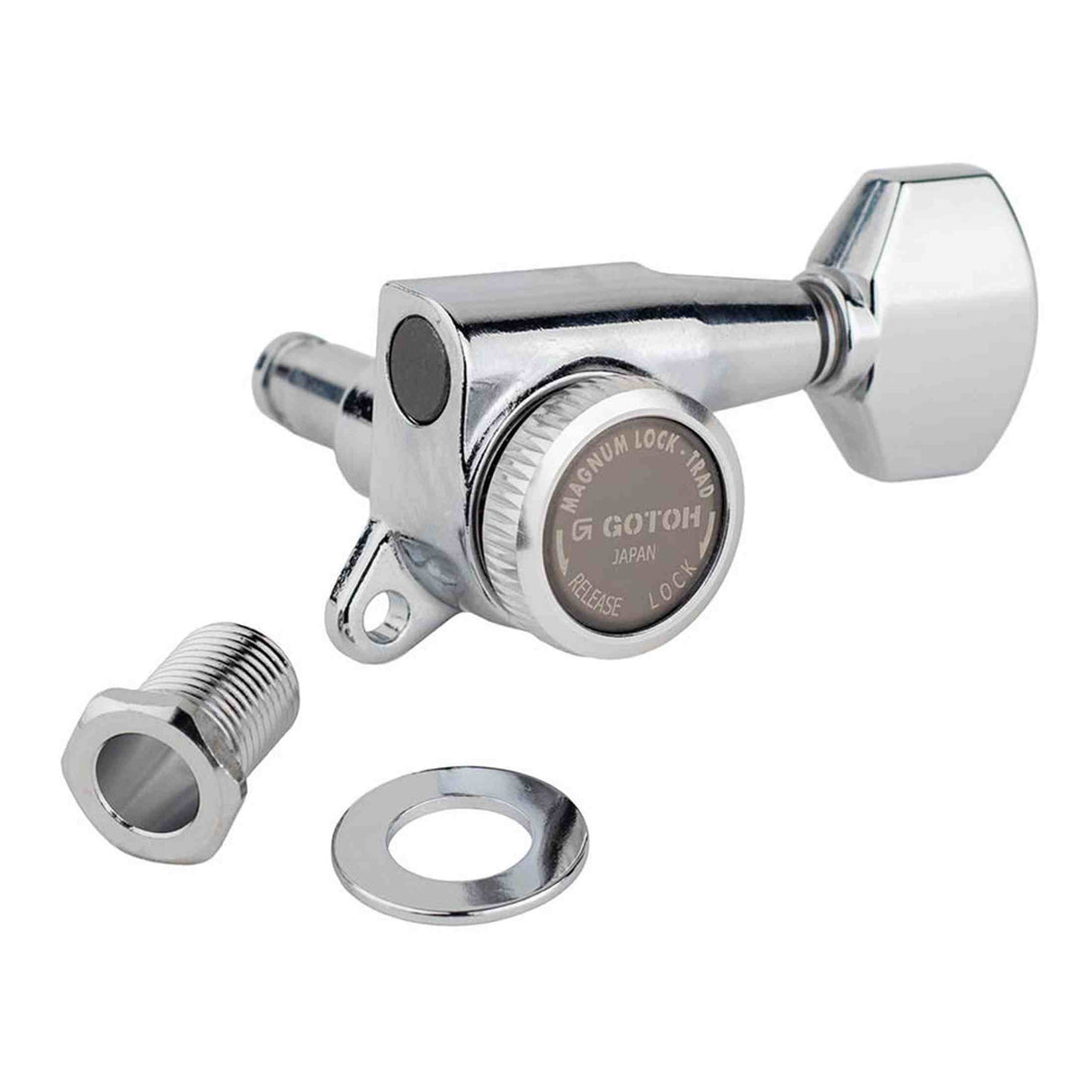 Gotoh GTH15339 SG381 stemmechanieken (posts 2xS 2xL 2xXL) met Magnum Lock Trad and 07 knoppen, 6R, chroom