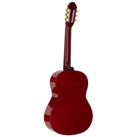 A. Martinez MTC-083/R 3/4 klassieke gitaar dark red transparent met truss rod