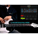 Litejam RGB24/WH Smart Learning Elektrische Gitaar Set White 24 frets HSH RGB LED