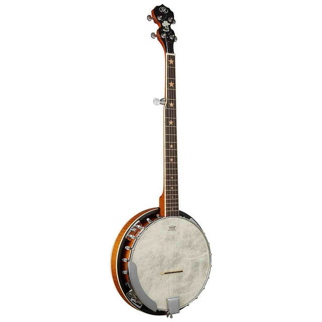 SX BJ505 500 Series Bluegrass Banjo - 5-snarig, 22 frets