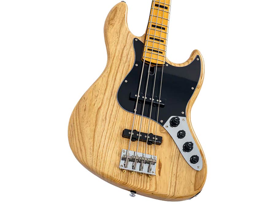 Sire V7VN S4/NT Marcus Miller 4-snarige Actieve Vintage Basgitaar Natural met Swamp Ash Body en Heritage-3 Preamp