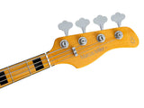 Sire V7VN S4/NT Marcus Miller 4-snarige Actieve Vintage Basgitaar Natural met Swamp Ash Body en Heritage-3 Preamp