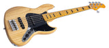 Sire V7VN S5/NT Marcus Miller 5-snarige Actieve Vintage Basgitaar Natural met Swamp Ash Body en Heritage-3 Preamp