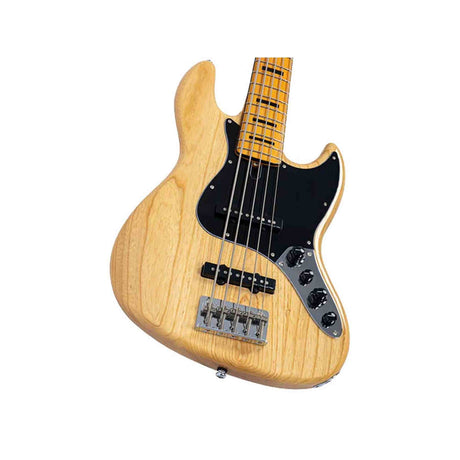 Sire V7VN S5/NT Marcus Miller 5-snarige Actieve Vintage Basgitaar Natural met Swamp Ash Body en Heritage-3 Preamp