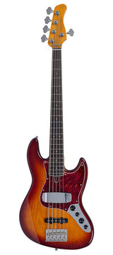 Sire V7VN A5/TS Marcus Miller 5-snarige Actieve Vintage Basgitaar Tobacco Sunburst met Elzen Body en Heritage-3 Preamp