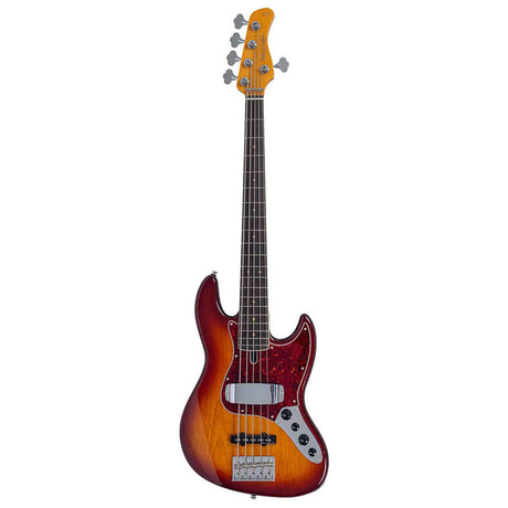 Sire V7VN A5/TS Marcus Miller 5-snarige Actieve Vintage Basgitaar Tobacco Sunburst met Elzen Body en Heritage-3 Preamp