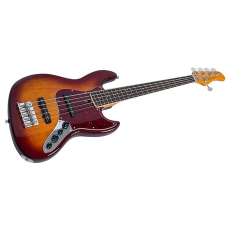 Sire V7VN A5/TS Marcus Miller 5-snarige Actieve Vintage Basgitaar Tobacco Sunburst met Elzen Body en Heritage-3 Preamp