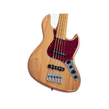 Sire V7VN A5/NT Marcus Miller 5-snarige Actieve Vintage Basgitaar Natural met Elzen Body en Heritage-3 Preamp