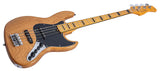 Sire V7N A4/NT Marcus Miller 4-snarige Actieve Basgitaar Natural met Elzen Body en Heritage-3 Preamp