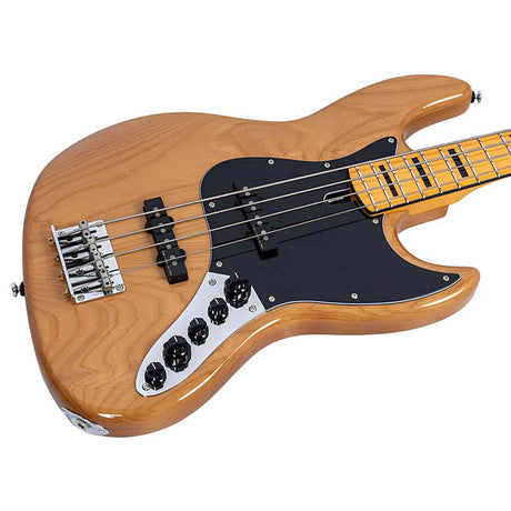 Sire V7N A4/NT Marcus Miller 4-snarige Actieve Basgitaar Natural met Elzen Body en Heritage-3 Preamp
