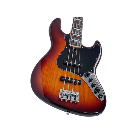 Sire V7N A4/TS Marcus Miller 4-snarige Actieve Basgitaar Tobacco Sunburst met Elzen Body en Heritage-3 Preamp