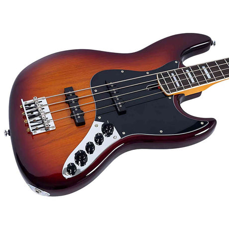 Sire V7N A4/TS Marcus Miller 4-snarige Actieve Basgitaar Tobacco Sunburst met Elzen Body en Heritage-3 Preamp