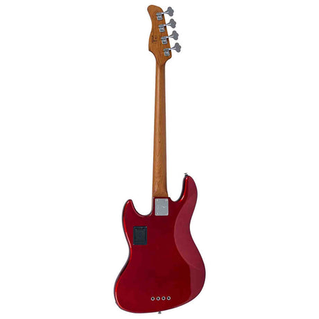 Sire V7N A4/CAR Marcus Miller 4-snarige Actieve Basgitaar Candy Apple Red met Elzen Body en Heritage-3 Preamp