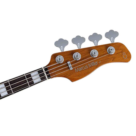 Sire V7N A4/CAR Marcus Miller 4-snarige Actieve Basgitaar Candy Apple Red met Elzen Body en Heritage-3 Preamp