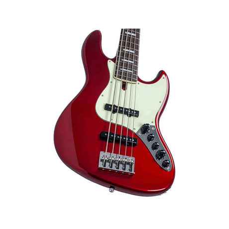 Sire V7N A5/CAR Marcus Miller 5-snarige Actieve Basgitaar Candy Apple Red met Elzen Body en Heritage-3 Preamp