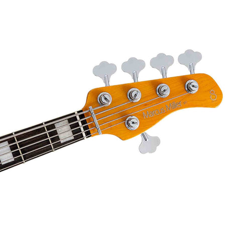 Sire V7N A5/MC Marcus Miller 5-snarige Actieve Basgitaar Mercury met Elzen Body en Heritage-3 Preamp