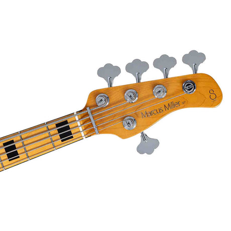 Sire V7N A5/DF Marcus Miller 5-snarige Actieve Basgitaar Dark Forest met Elzen Body en Heritage-3 Preamp