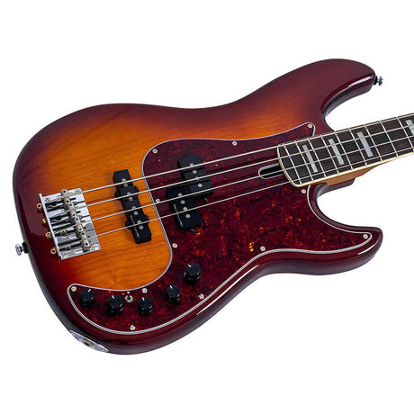 Sire P7N A4/TS Marcus Miller 4-snarige Actieve PJ Basgitaar Tobacco Sunburst met Elzen Body en Heritage-3 Preamp