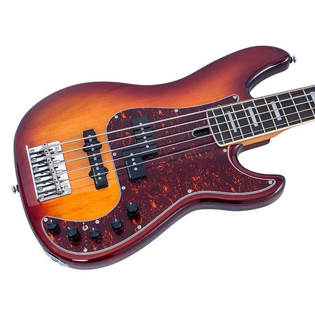 Sire P7N A5/TS Marcus Miller 5-snarige Actieve PJ Basgitaar Tobacco Sunburst met Elzen Body en Heritage-3 Preamp