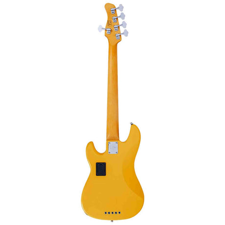 Sire P7N A5/SY Marcus Miller 5-snarige Actieve PJ Basgitaar Sunshine Yellow met Elzen Body en Heritage-3 Preamp