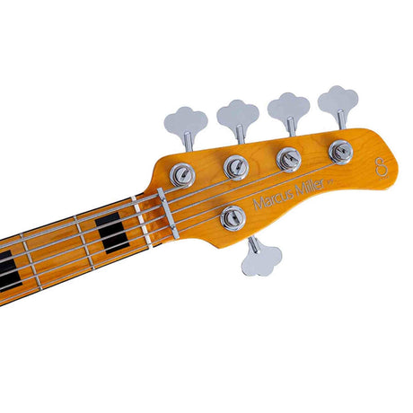 Sire P7N A5/SY Marcus Miller 5-snarige Actieve PJ Basgitaar Sunshine Yellow met Elzen Body en Heritage-3 Preamp