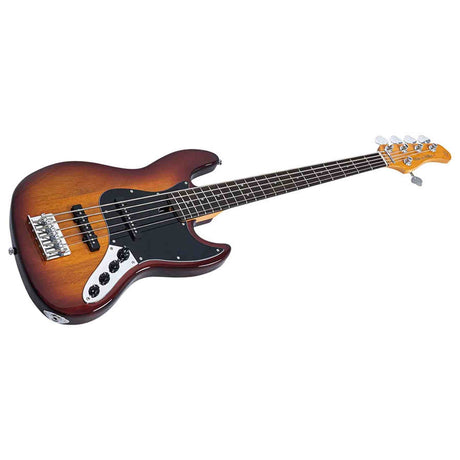 Sire V3N 5/TS Marcus Miller 5-snarige Actieve Jazz Bas Tobacco Sunburst met 2-Bands Preamp