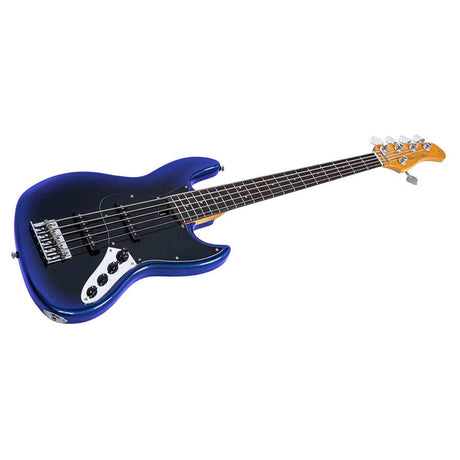 Sire V3N 5/MBB Marcus Miller 5-snarige Actieve Jazz Bas Midnight Blueburst met 2-Bands Preamp