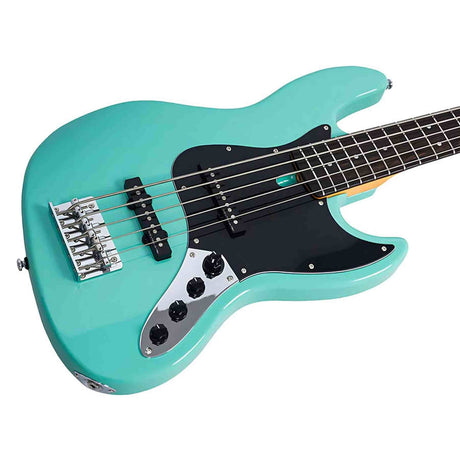 Sire V3N 5/MLG Marcus Miller 5-snarige Actieve Jazz Bas Mild Green met 2-Bands Preamp