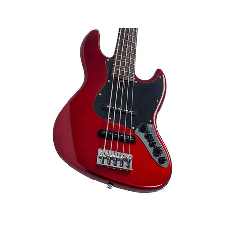 Sire V3N 5/CAR Marcus Miller 5-snarige Actieve Jazz Bas Candy Apple Red met 2-Bands Preamp