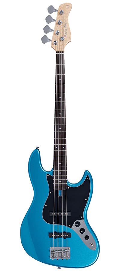 Sire V1 4/TP Marcus Miller 4-snarige Passieve Jazz Bas Tide Pool met Palissander Toets