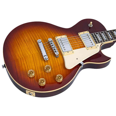 Sire L5/TS Larry Carlton L-Style Elektrische Gitaar Tobacco Sunburst met Flame Maple Top en Coil Split
