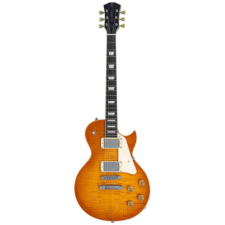 Sire L5/AB Larry Carlton L-Style Elektrische Gitaar Amber Burst met Mahonie Body en Coil Split