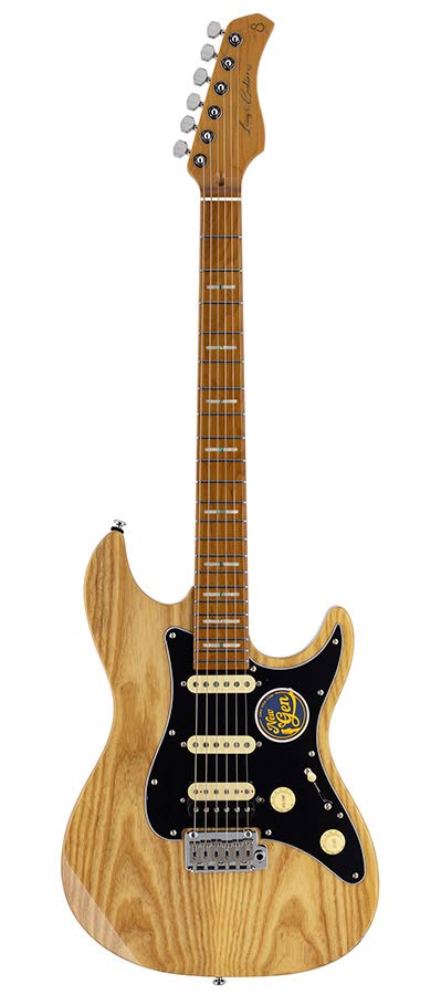 Sire S7S HSS/NT Larry Carlton S-Style Elektrische Gitaar Natural met Swamp Ash Top en Locking Tuners