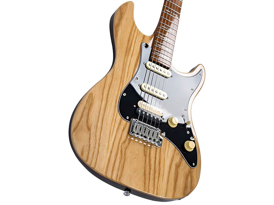 Sire S7S HSS/NT Larry Carlton S-Style Elektrische Gitaar Natural met Swamp Ash Top en Locking Tuners