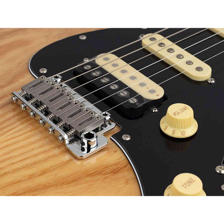 Sire S7S HSS/NT Larry Carlton S-Style Elektrische Gitaar Natural met Swamp Ash Top en Locking Tuners