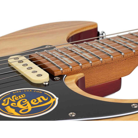 Sire S7S HSS/NT Larry Carlton S-Style Elektrische Gitaar Natural met Swamp Ash Top en Locking Tuners