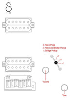 Sire X1/DNS Larry Carlton Elektrische Gitaar Dark Navy Satin met Coil Split en Tremolobrug