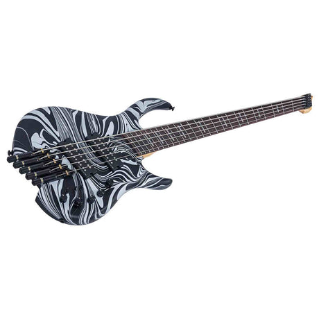 Sire M6H 5/BKSW Marcus Miller M6 Headless 5-String Active Basgitaar Black Swirl