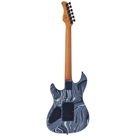 Sire S7 HSS/BKSW Larry Carlton S-Style Elektrische Gitaar Black Swirl met Roasted Maple Hals en Locking Tuners