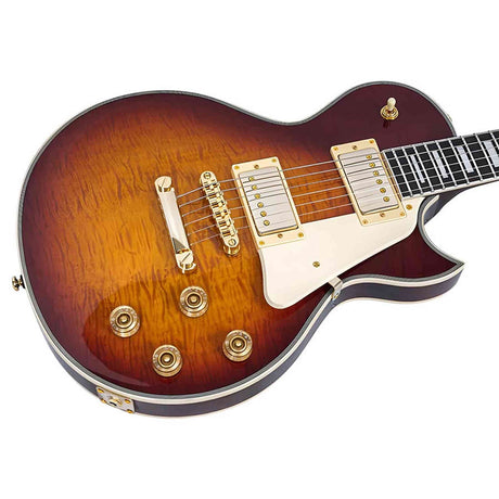 Sire L7DX/TS Larry Carlton L-Style Elektrische Gitaar Tobacco Sunburst met Flame Maple Top en Gotoh Tune-O-Matic