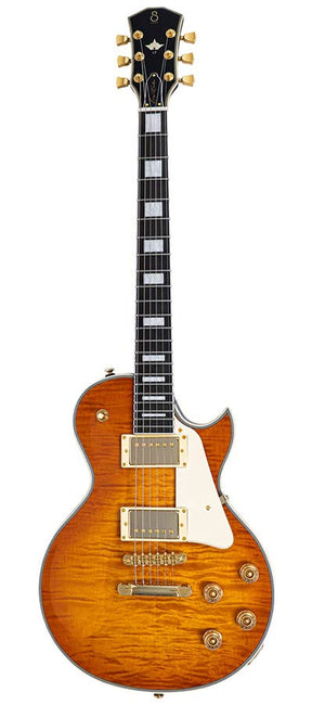 Sire L7DX/AB Larry Carlton L-Style Elektrische Gitaar Amber Burst met Ebbenhouten Toets en Gotoh Tune-O-Matic