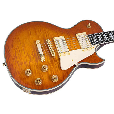 Sire L7DX/AB Larry Carlton L-Style Elektrische Gitaar Amber Burst met Ebbenhouten Toets en Gotoh Tune-O-Matic